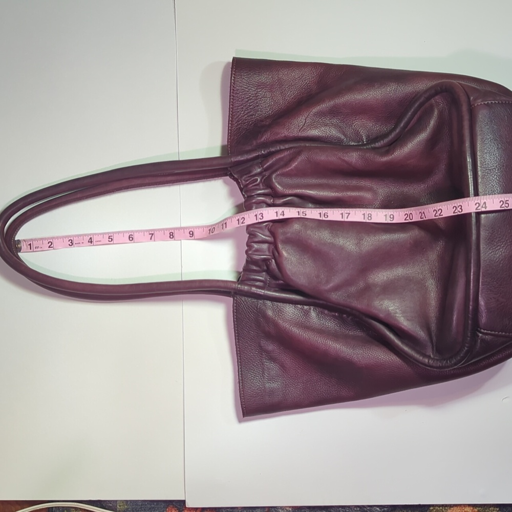 Lusher Italian Leather Shoulder Tote Bag - Picture 5 of 12